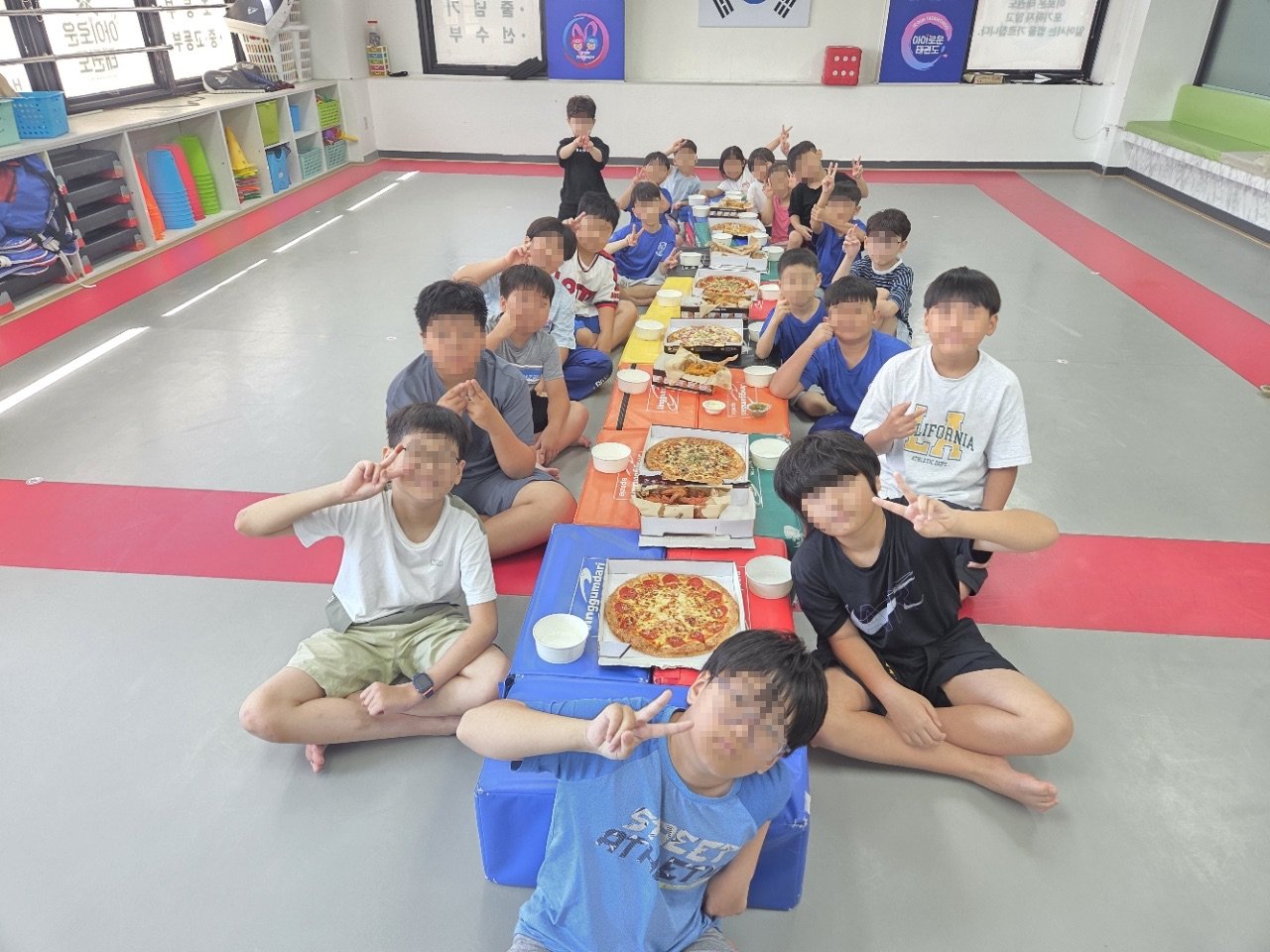 아이로운 태권도 피자파티
